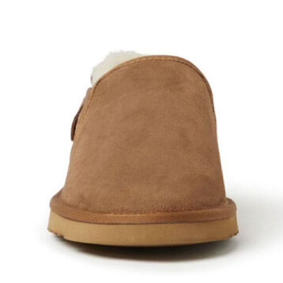 Men's Fireside by Dearfoams Hobart Genuine Shearling Closed Back Slipper,Unisex - Picture 4 of 13